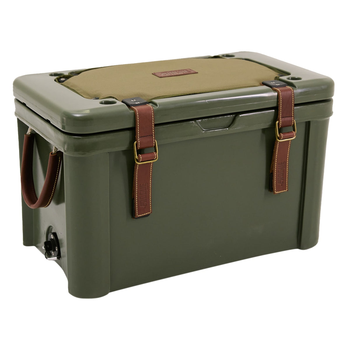 Rogue 45L Ice Cooler with Canvas Seat Cover and Leather Fittings