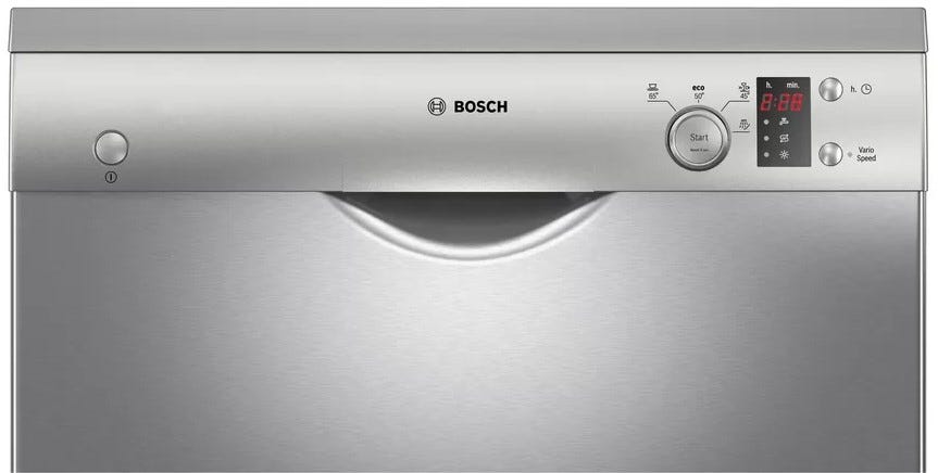 Bosch 12PL Stainless Steel Dishwasher - SMS24AI01Z