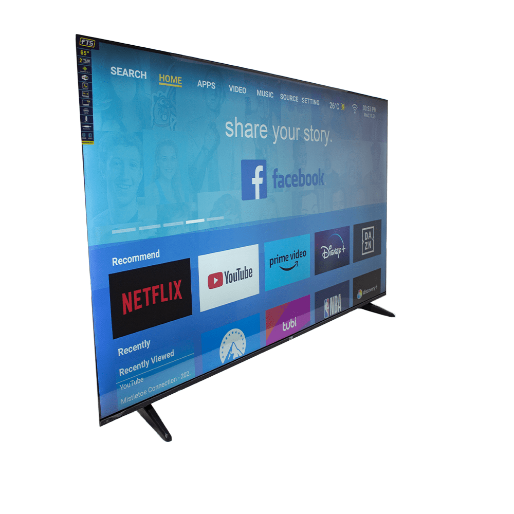 FTS 65 Smart Frameless UHD Android 14 Panel