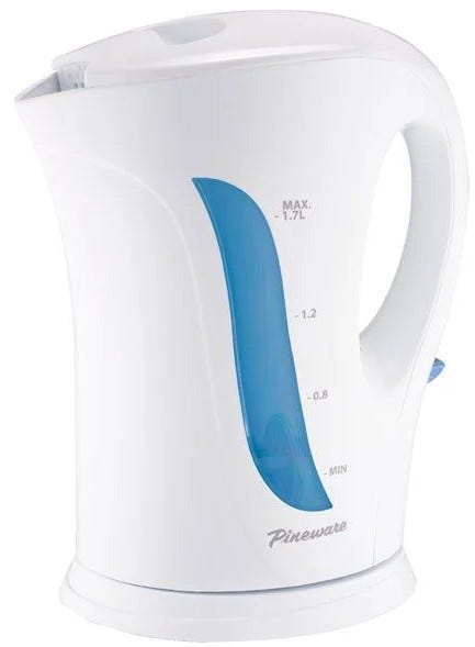 Pineware White 1.7L Cordless Kettle PCPK03