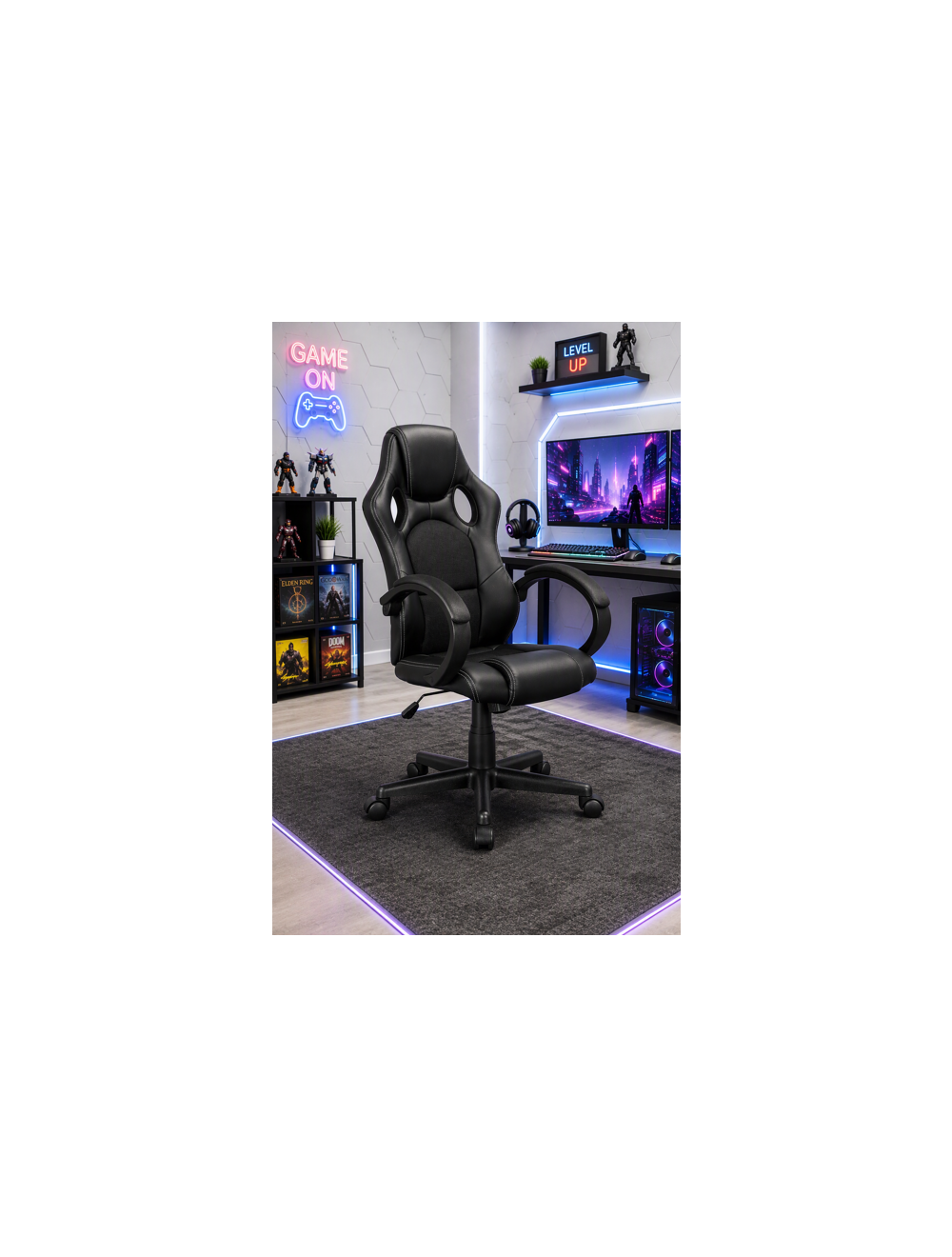 Titus Black Gaming Chair