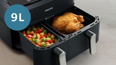 Philips NA351/00 9L Dual Basket Airfryer