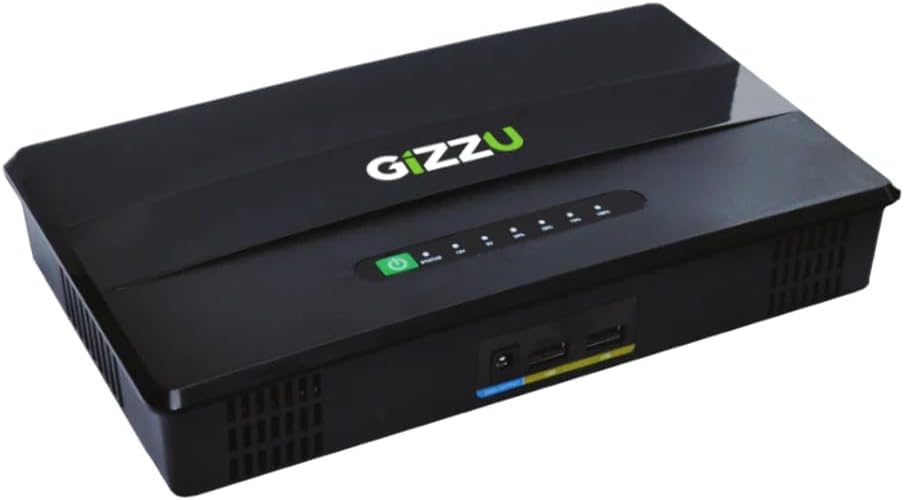 Gizzu 60W 69Wh Mini DC UPS ports