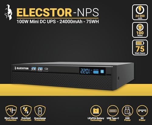 Elecstor 100W Mini UPS ports