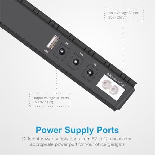 Astrum PB070 Mini UPS ports