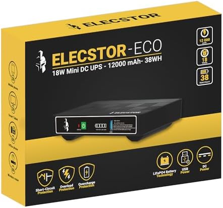 Elecstor 18W 38Wh Mini UPS