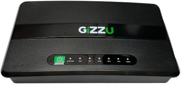 Gizzu 30W-38WH Mini DC UPS ports
