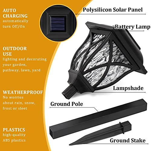 Solar-Powered Garden Lights (6 Pack)