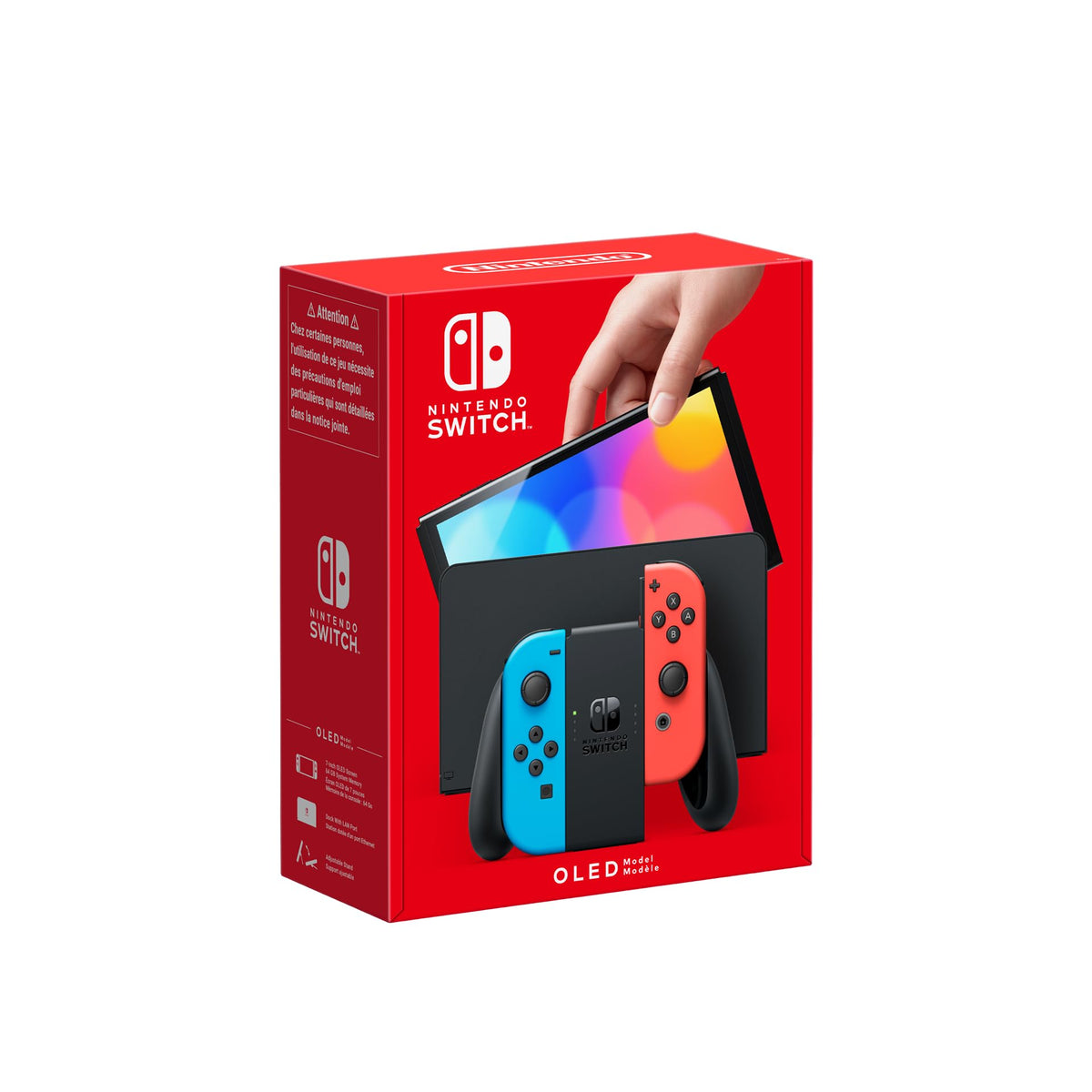 Nintendo Switch OLED Model — Neon Red/Neon Blue