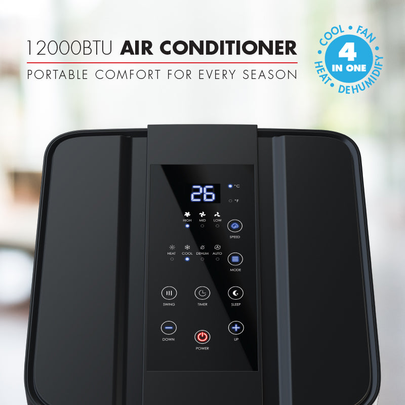 Bennett Read 12000BTU Portable Aircon - back