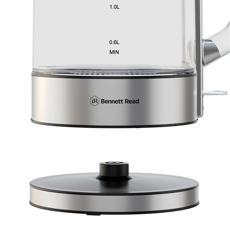 Bennett Read 1.7L Glass and Stainless Steel Kettle - 3