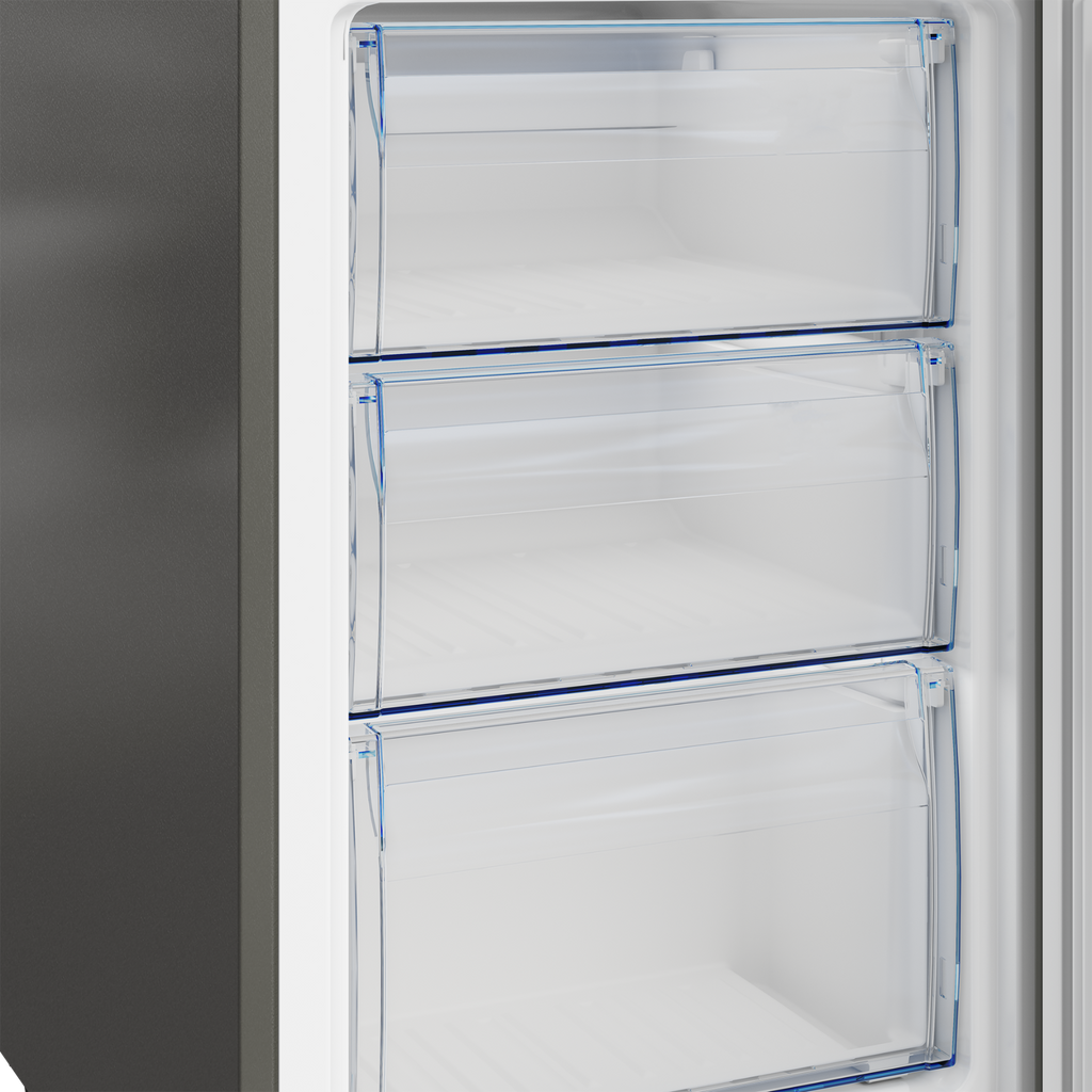 Defy 210L Fridge Freezer Metallic DAC363