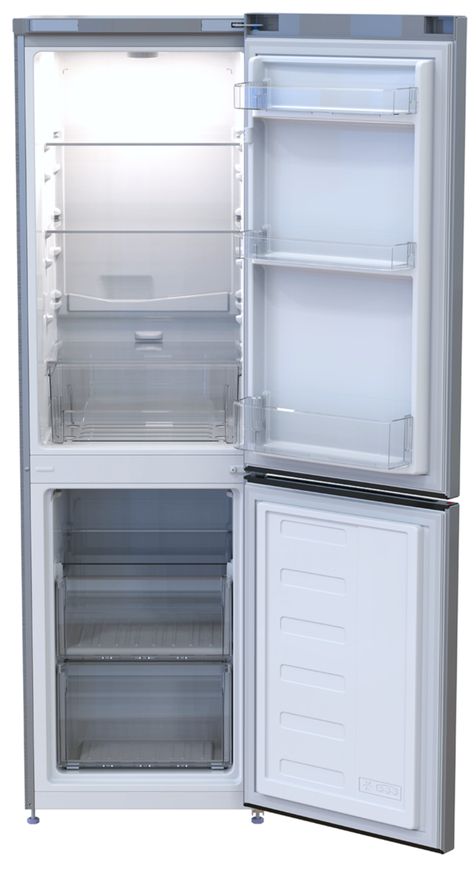 Defy 210L Fridge Freezer Metallic DAC363