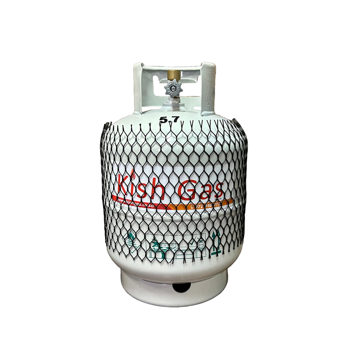 Kish Gas 5kg Steel LPG Cylinder Empty