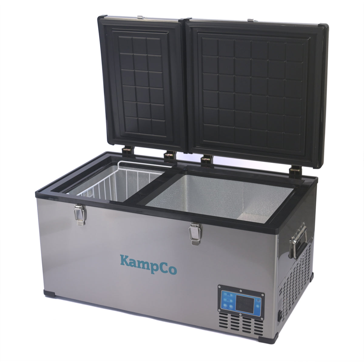 KampCo BCD80 78L Dual Compartment Car Fridge/Freezer 12V, AC