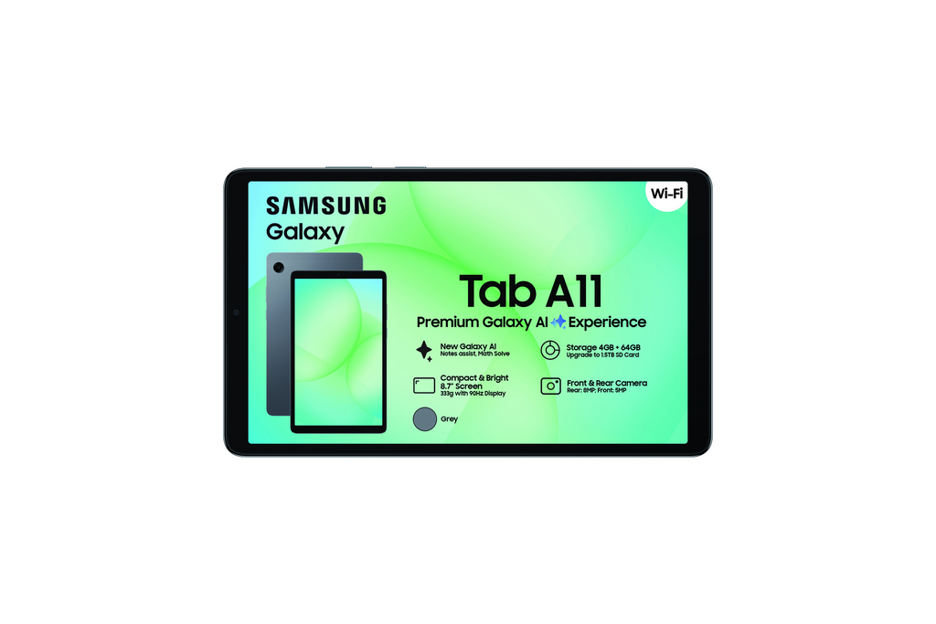 Samsung Galaxy Tab A11 Wi-Fi Tablet 64GB (Grey)