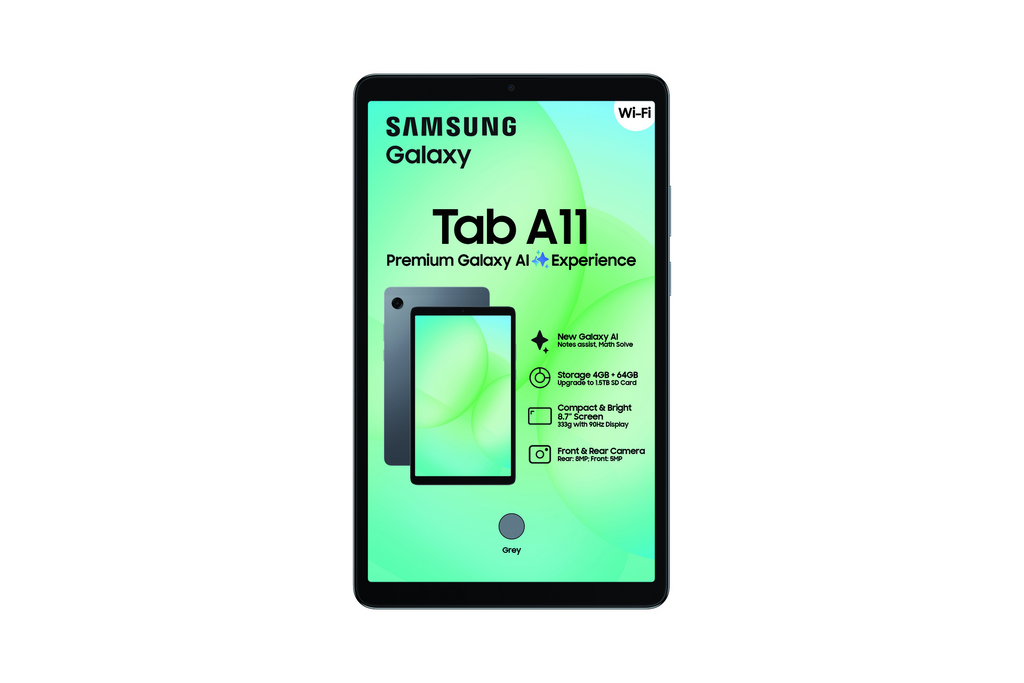 Samsung Galaxy Tab A11 Wi-Fi Tablet 64GB (Grey)