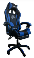 GameTech Reclining Ergonomic Gaming Chair Black & Blue
