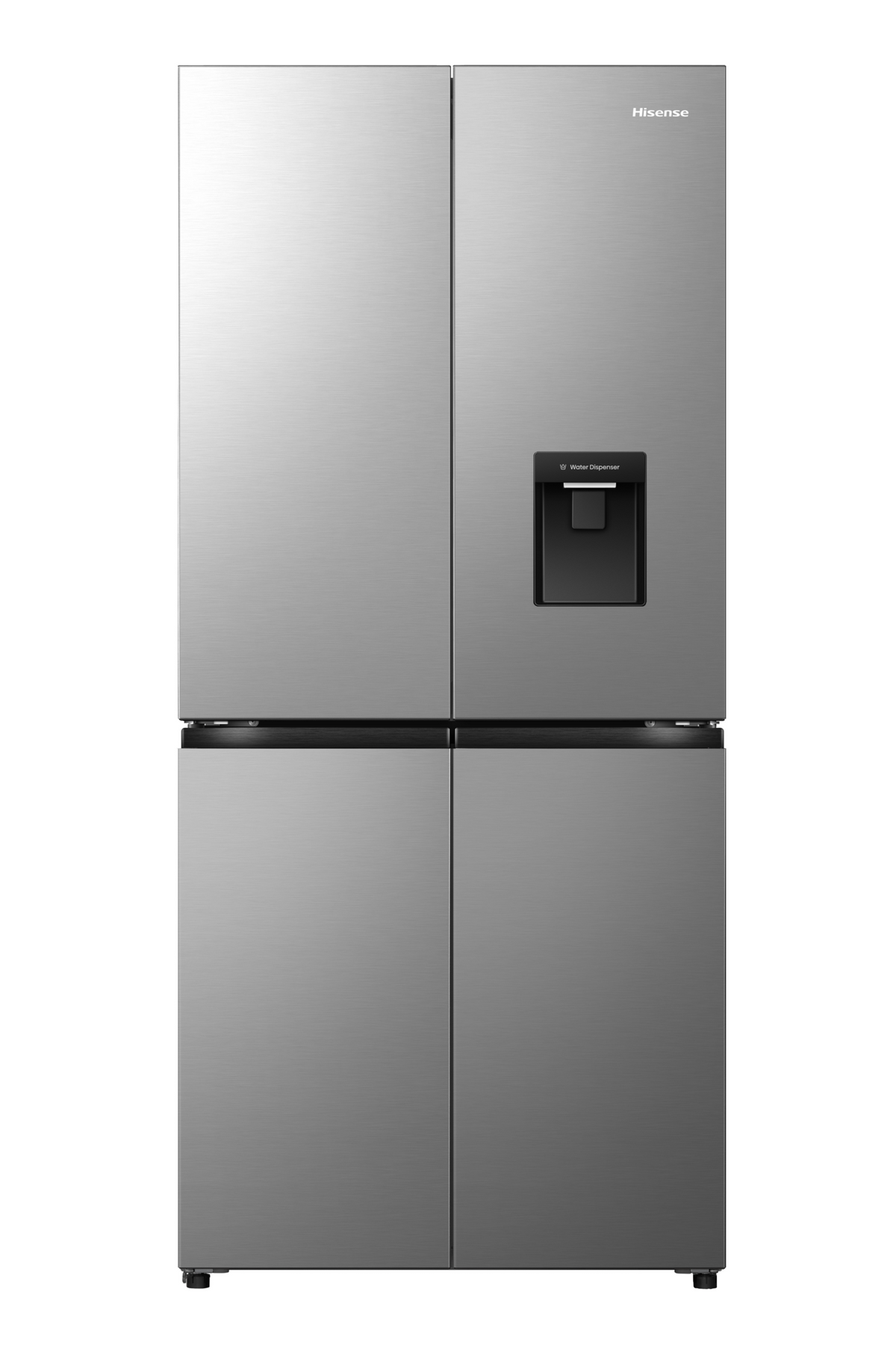 Hisense 392L Multi-Door Side By Side Refrigerator Grey H525FI-WD