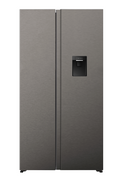 Hisense 541L Side-By-Side Refrigerator With Water Dispenser H680Sit-WD Grey