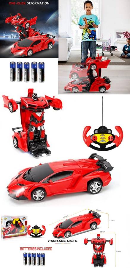 Transformer Remote Control Car - 2-in-1 Robot & Car, 2.4GHz