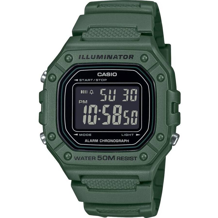 Casio Timeless Collection Sport Illuminator W-218H-3BVEF