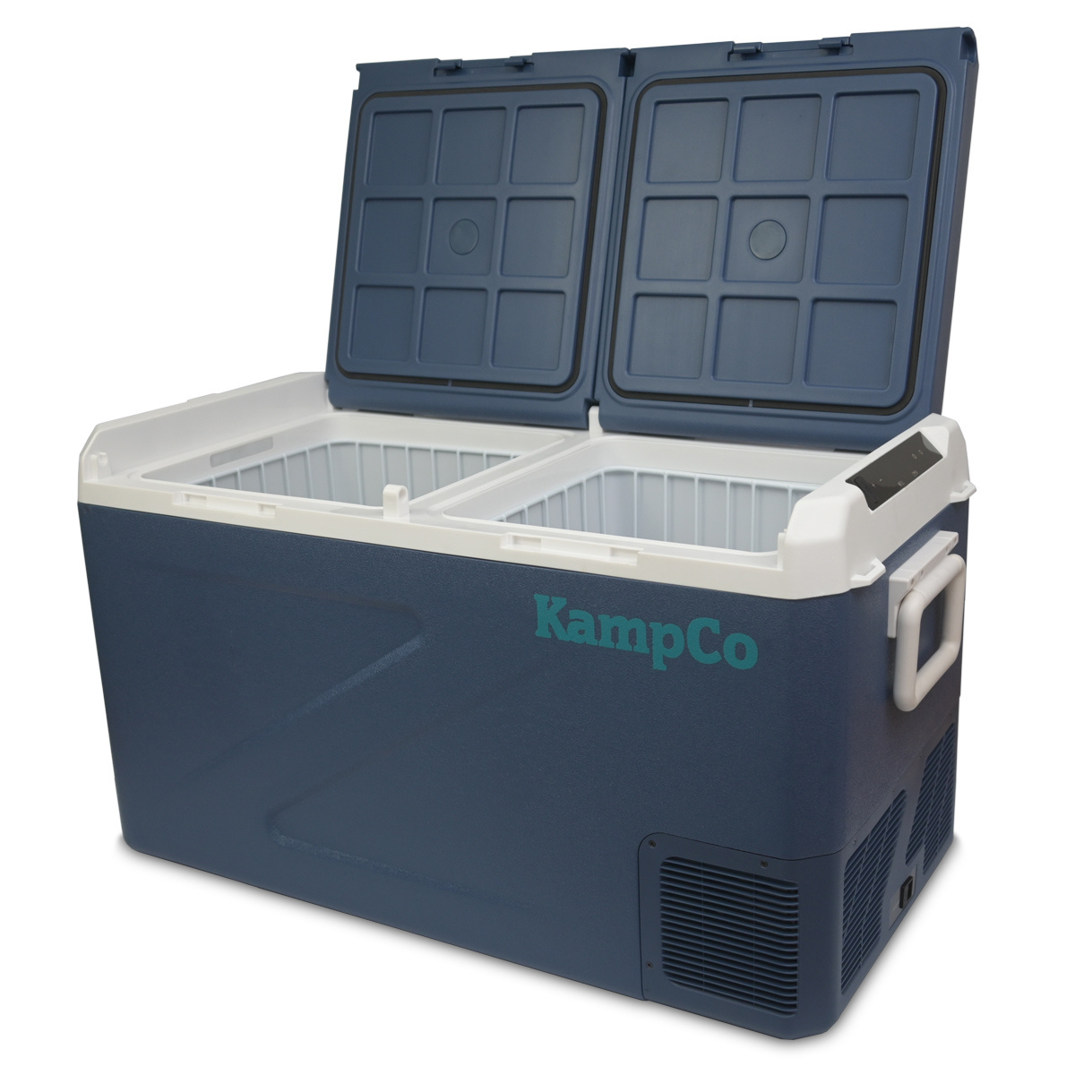 KampCo ICF81 82.5L Dual Compartment Car Fridge/Freezer 12V, AC