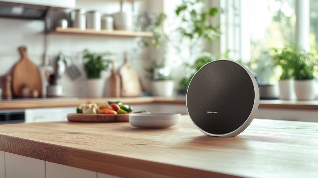 Harman Kardon Onyx Studio 9 kitchen