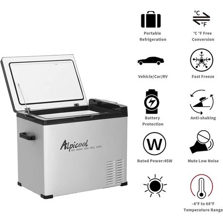 Alpicool 25L Portable Refrigerator - additional view