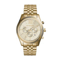Michael Kors Lexington Gold Stainless Steel Watch - view 1