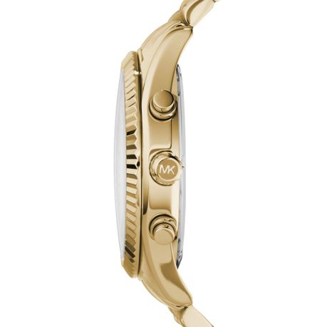 Michael Kors Lexington Gold Stainless Steel Watch - view 2