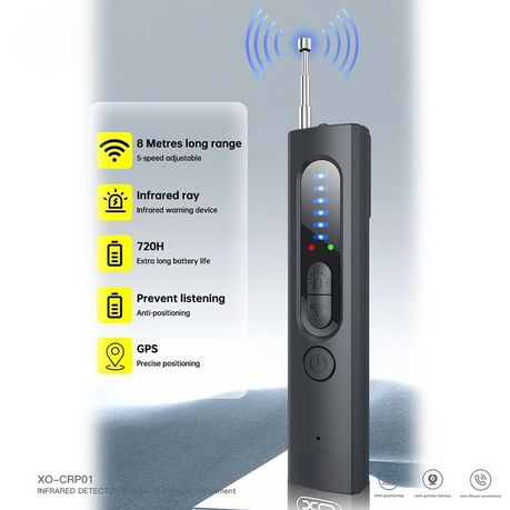Anti-Spy Detector CRP01 – Hidden Camera, GPS Tracker & Bug Finder