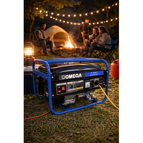 Omega 4-Stroke 2.2kW Generator - side view