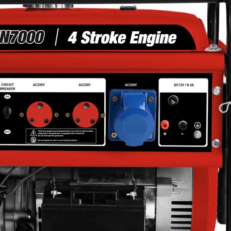 Casals GEN7000 7kVA Generator - control panel