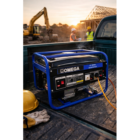 Omega 4-Stroke 2.2kW Generator - control panel