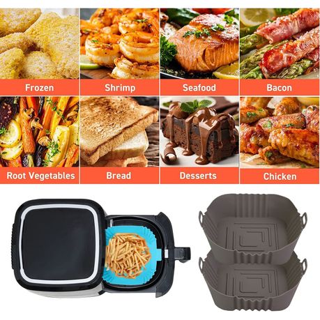 Silicone Air Fryer Liners - 2 Pack - view 3