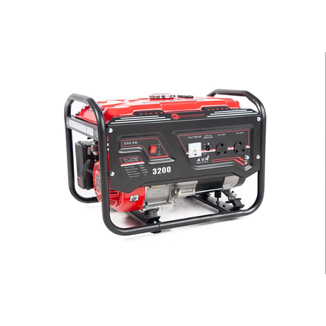 Electrobrush 3200W Petrol Generator - angle view