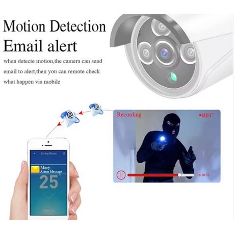 Wireless Wi-Fi CCTV Security Camera System 4 Channel Kit