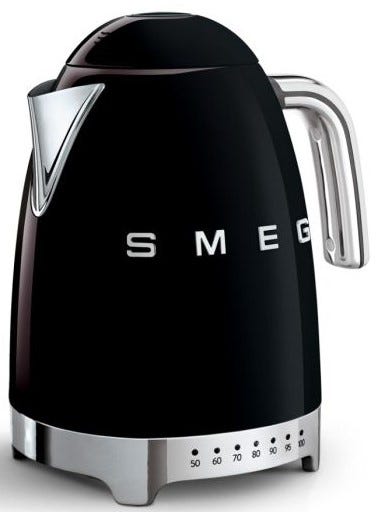 Smeg Retro Kettle Black KLF04BLEU
