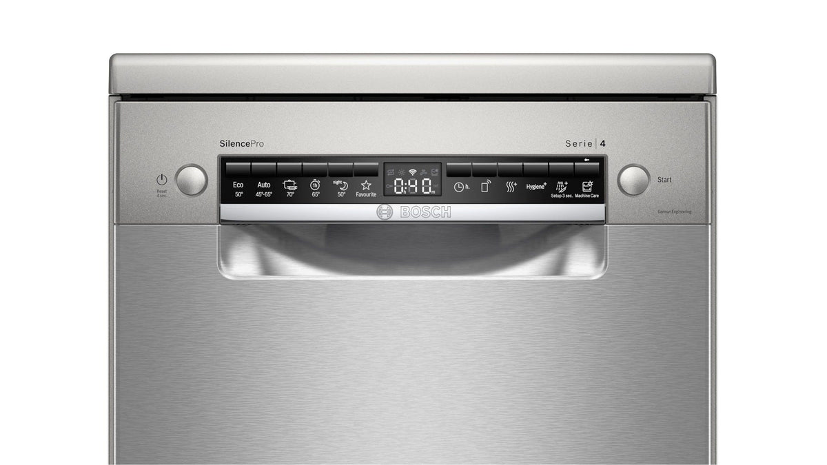 Bosch 45cm Silver Series 4 Dishwasher - SPS4HMI3FZ