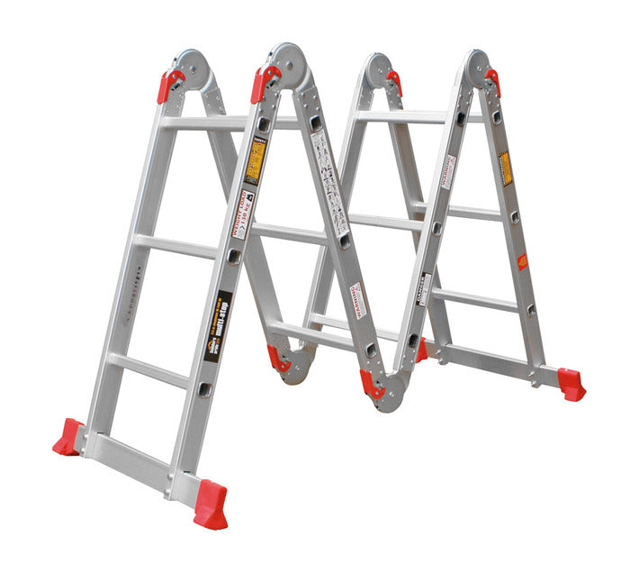 Builders MultiStep Aluminium Ladder 12-Step Articulated Multi-Purpose
