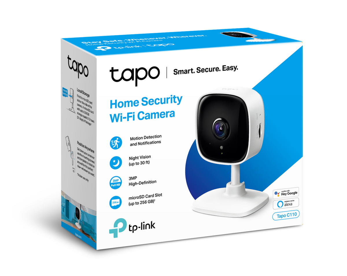 TP-Link Tapo C110 Home Security WiFi Camera box