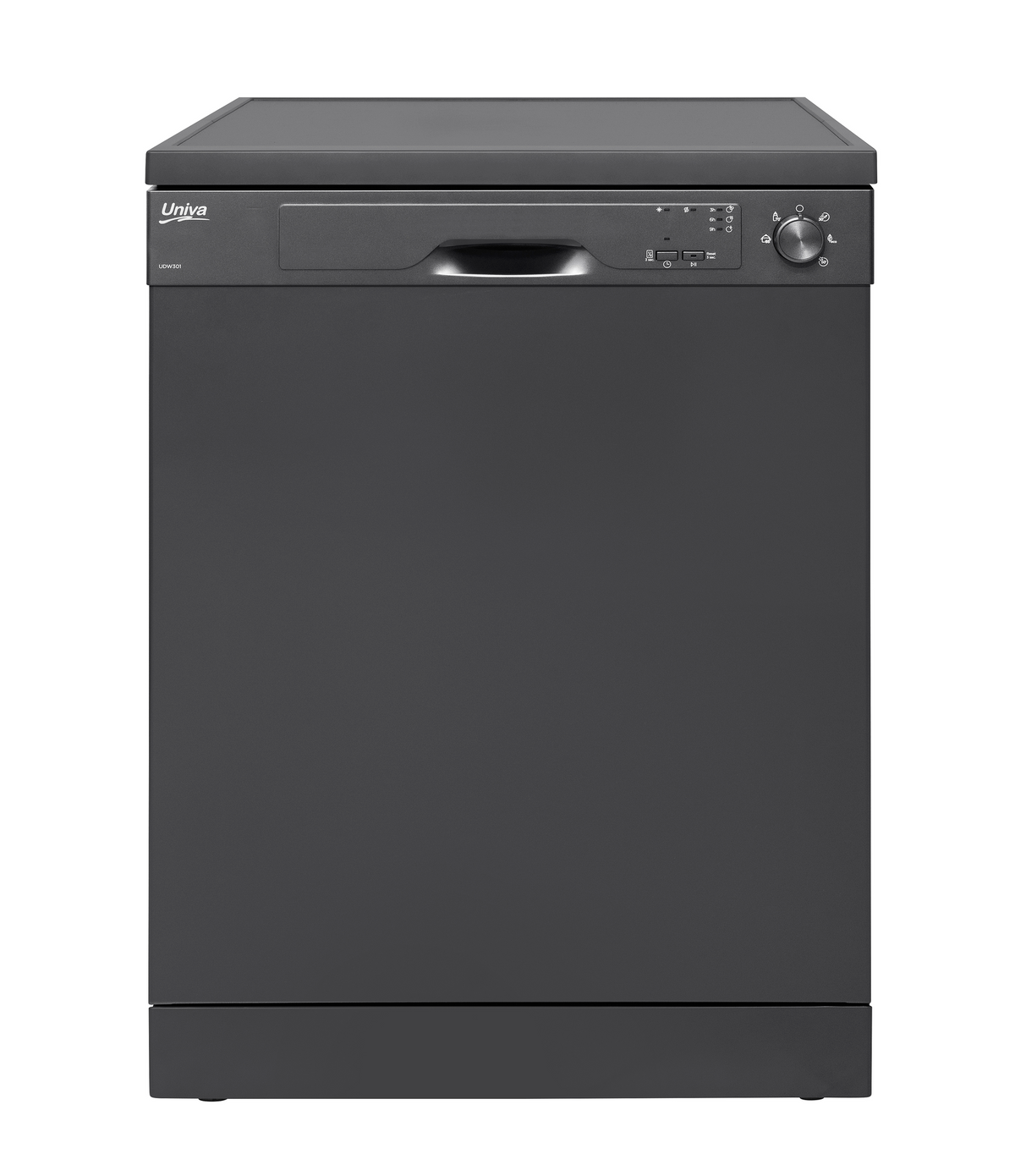Univa 13 Place Dishwasher Dark Grey UDW301