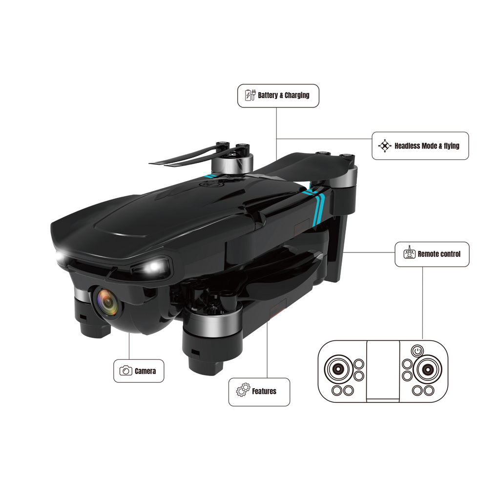 Voyager Breeze Foldable Drone